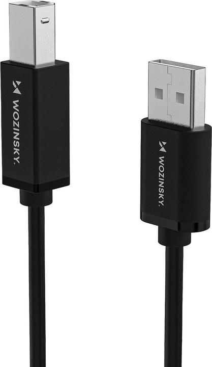 Actual product image Wozinsky WKDDY4S USB-B - USB-A 480Mb/s Kabel 1m - Schwarz (1 m, USB 2.0)