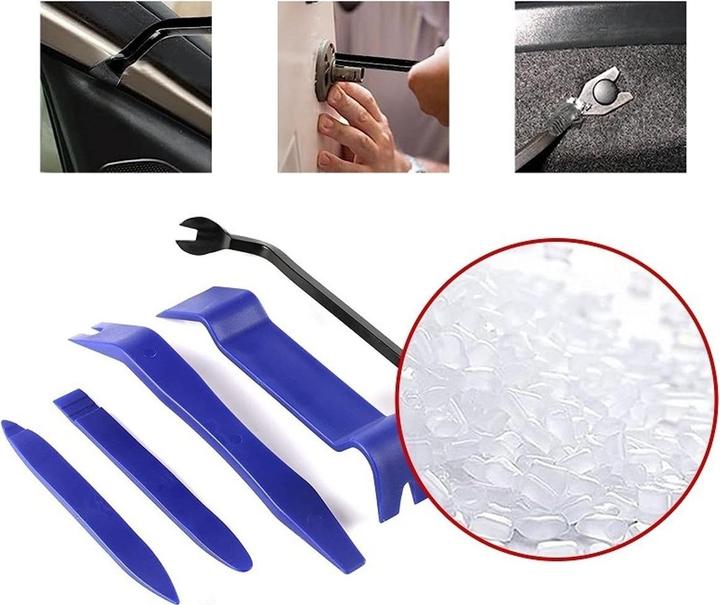 Actual product image König Design 5 Series vehicle interior panelling removal assembly wedges trim strip wedge clip remover