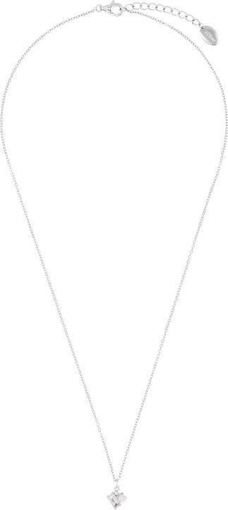 Immagine prodotto S.Oliver Halsschmuck für Damen, 925 Sterling Silber, Zirkonia synth., Muschelkernperle (Argento 925)