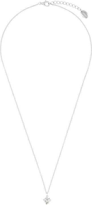 Produktbild S.Oliver Halsschmuck für Damen, 925 Sterling Silber, Zirkonia synth., Muschelkernperle (Silber 925)
