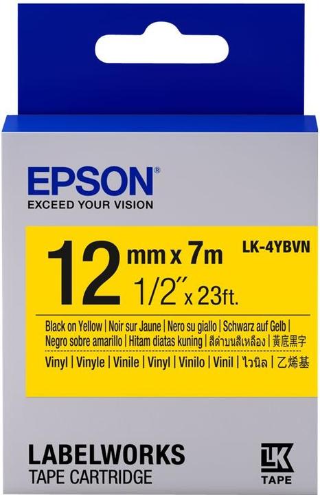 Epson LK-4YBVN Vinyl (12 mm)