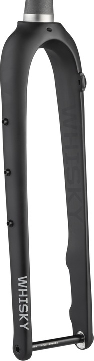 Actual product image Whisky No.9 MCX carbon fork, 700C/650B, 28.6-40, 50mm, 415mm, 100x12mm, flat mount disc, matte blue