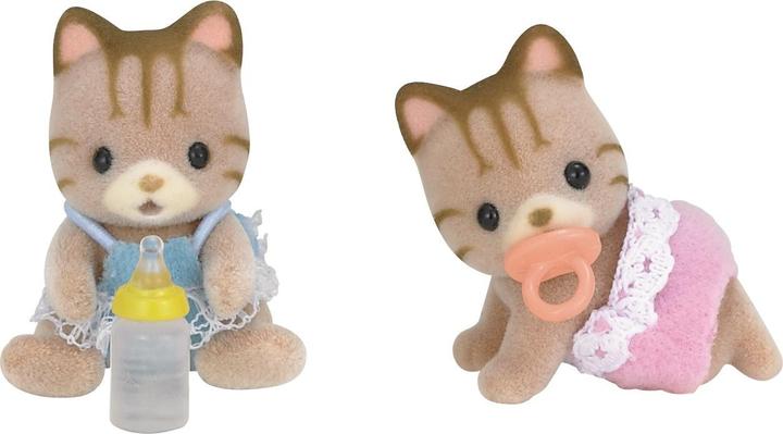 Actual product image Sylvanian Families Tiger cat twins