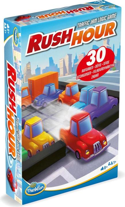 Produktbild Ravensburger ThinkFun - 76642 - Rush Hour Mitbringspiel - Das bekannte Logikspiel im kompakten Format als (Deutsch, Italienisch, Ungarisch, Französisch, Polnisch)