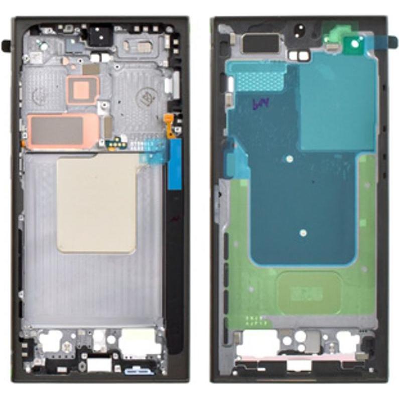 Samsung Galaxy S24 Ultra Middle Frame Titanium Black (Galaxy S24 Ultra), Mobilgerät Ersatzteile, Sch