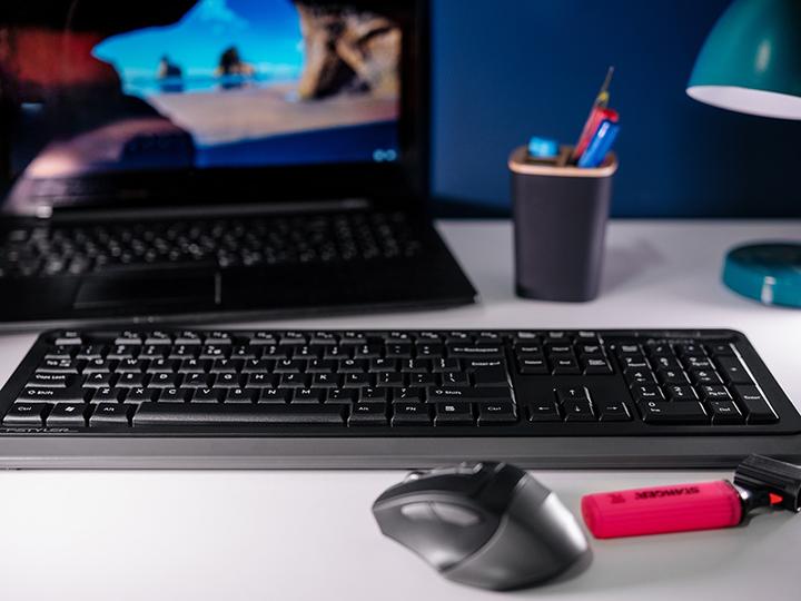 Productafbeelding A4Tech 47478 FStyler 2,4G FG1035 RF Nano Grijs Set