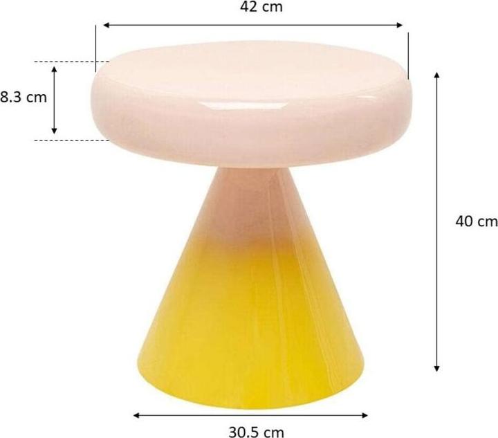 Image du produit Kare Design Beistelltisch Rici Ø42cm