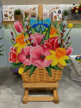 Immagine prodotto Craft Buddy Primavera, 30x30cm cesto d'arte appeso