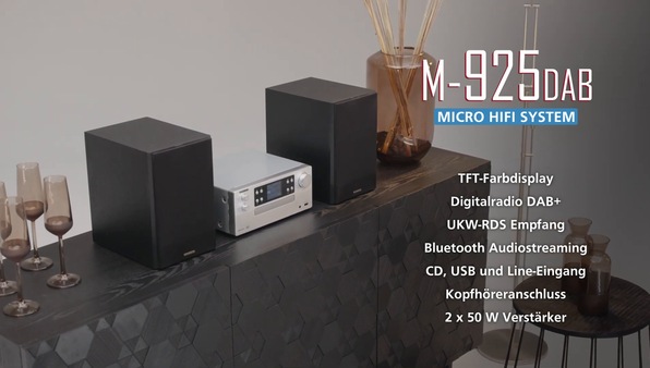 Actual product image Kenwood M-925 DAB (Bluetooth, CD player, 2x 50 W)