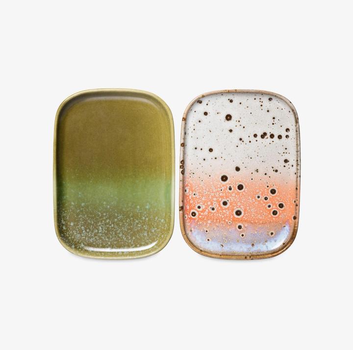Actual product image HK Living Platte 2-tlg. 70S CERAMICS