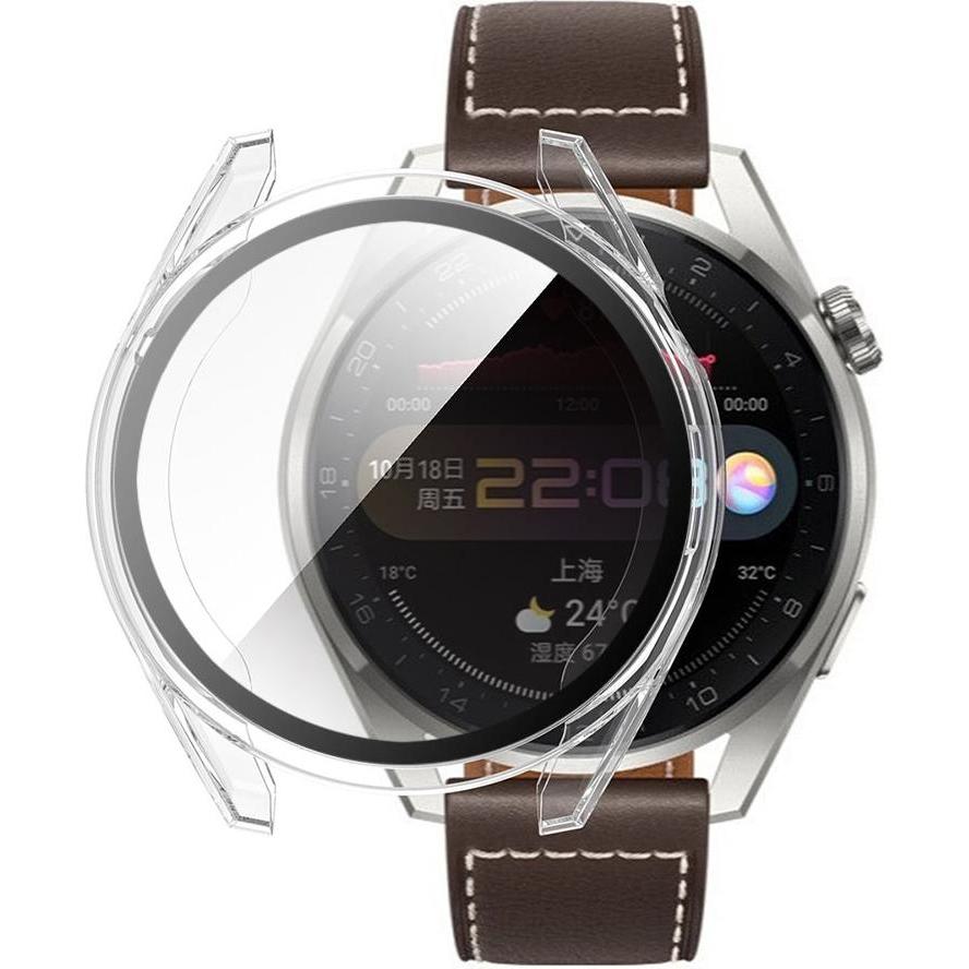 Techsuit - Defense360 Pro - Huawei Watch 3 Pro - Clear, Accessori per smartwatch, Trasparente