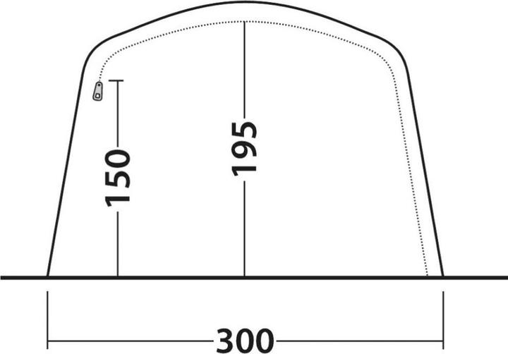 Actual product image Outwell Lindale 5PA Tent (Tunnel tent, 18.60 kg, 5 persons)