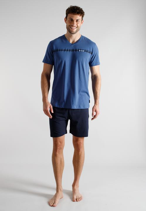 Produktbild Tom Tailor Pyjama Casual Bequem sitzend Shorty V-Ausschnitt (M)