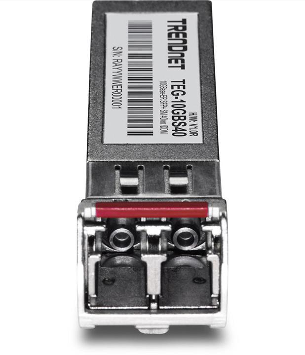 Actual product image Trendnet TEG-10GBS40 10GBASE-LR SFP+ SFP+ Single Mode LC