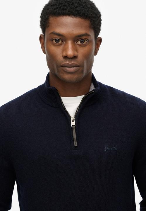 Actual product image Superdry Wool Blend Half Zip Sweater (XL)