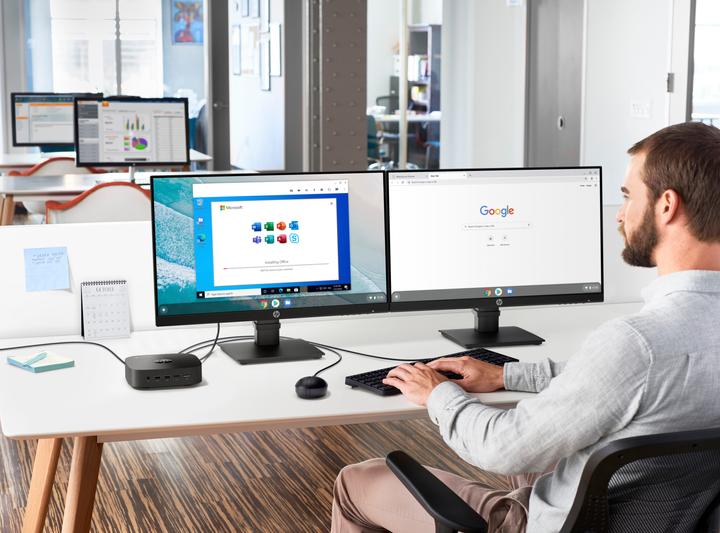 Produktbild HP Chromebox G3 34D71EA ChromeOS (128 GB, 8 GB, Intel Core i7-10610U, Intel UHD Graphics)