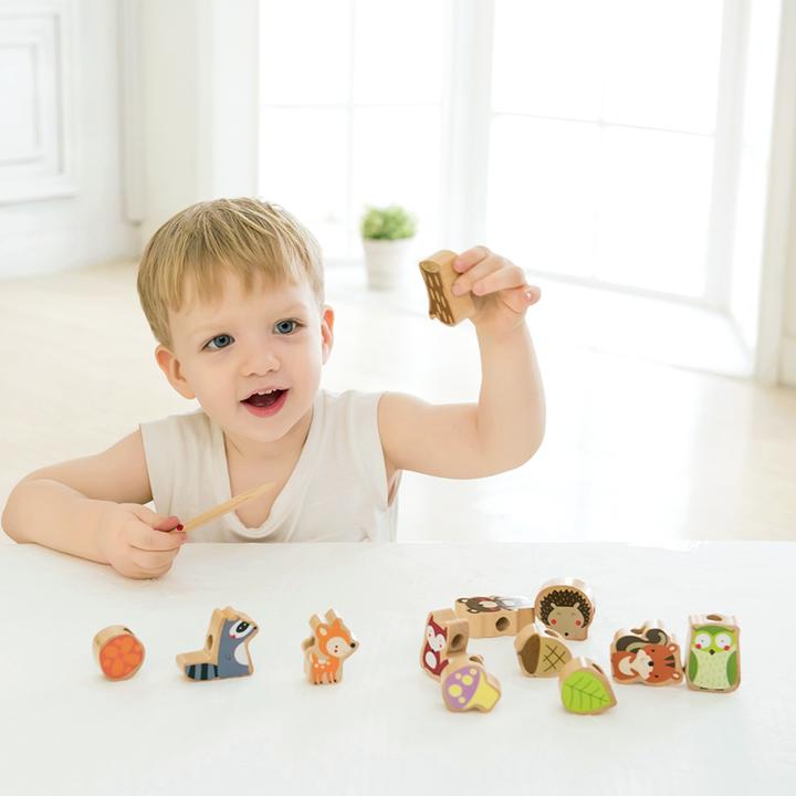 Immagine prodotto Classic World Perline di legno del mondo classico Animali della foresta