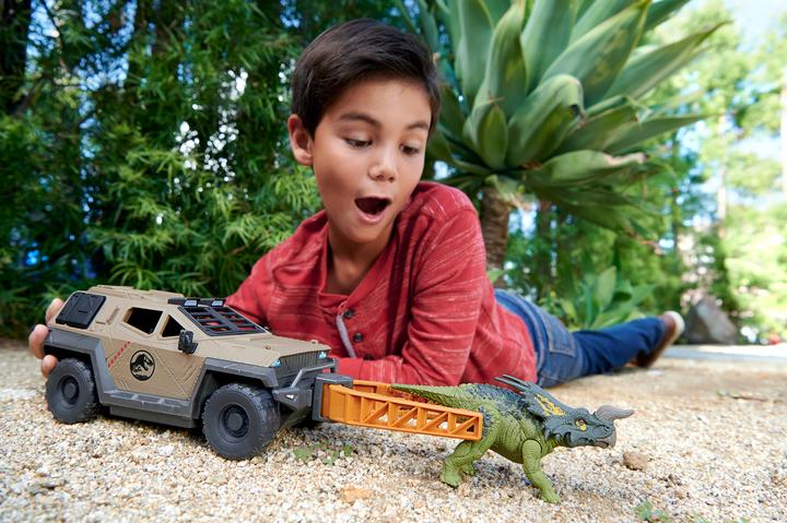 Image du produit Mattel Truck & Einiosaurus mit Flip & Roll