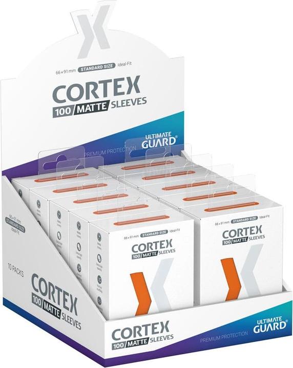 Produktbild Ultimate Guard 100 pochettes Cortex Sleeves taille standard Orange Mat