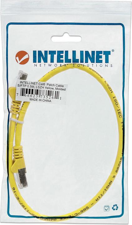 Productafbeelding Intellinet Patchkabel (S/FTP, CAT6, 0.50 m)
