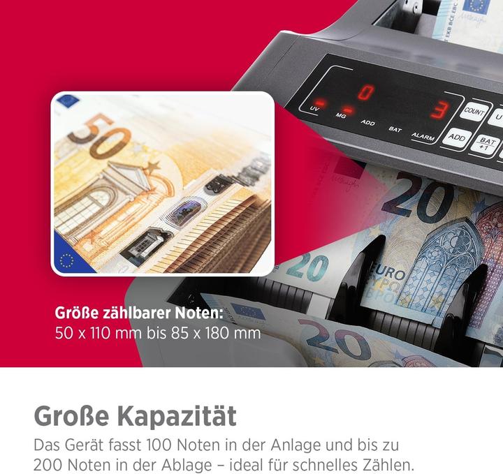 Produktbild Olympia 1 – 999 Noten, LED (Geldscheinprüfer)