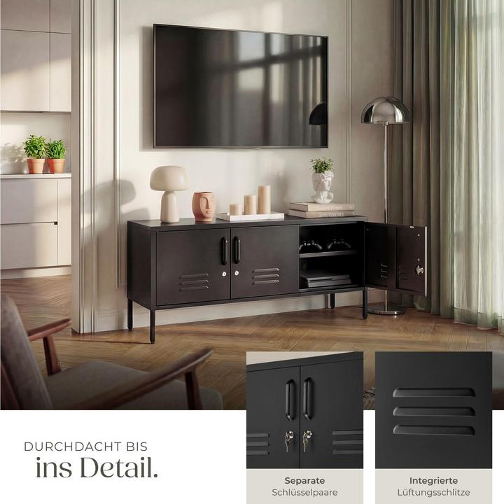 Image du produit tectake buffet (120 x 37.50 x 55.50 cm)
