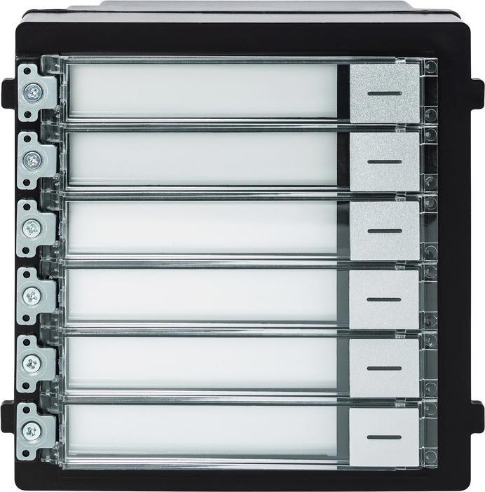 Actual product image Abus Bell button module (6 buttons) for door intercom system