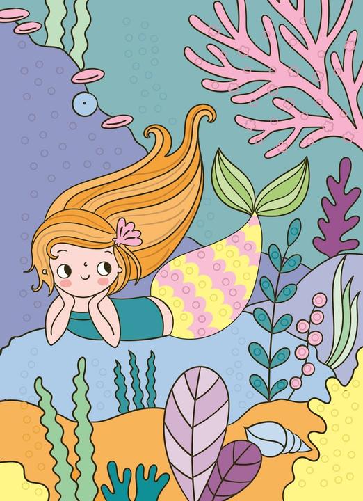 Actual product image My Diamond Sticker Book - Mermaids