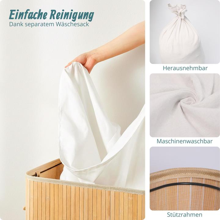 Actual product image Relaxdays Laundry bin (100 l)