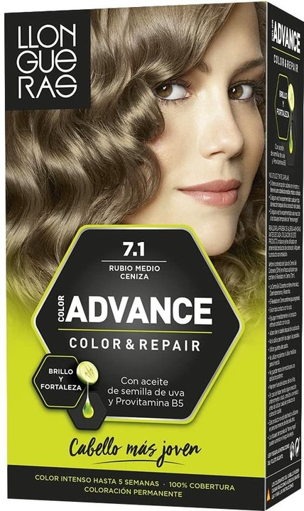 Produktbild Llongueras COLOR ADVANCE #7,1-rubio ceniza (7.1)