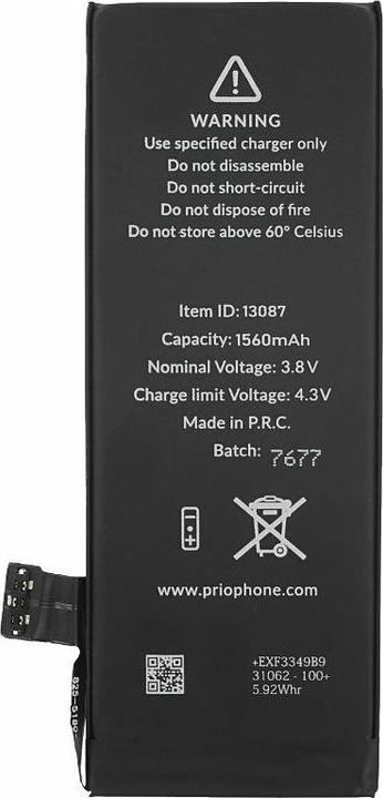 Produktbild prio Akku für iPhone 5s (Universal APN)