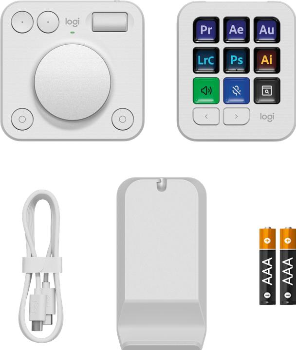 Actual product image Logitech Mx Creative Console (Without keyboard layout, Cable)