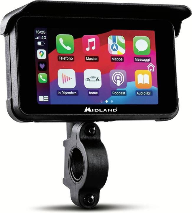 Actual product image Albrecht Midland BikePlay Guardian motorbike multimedia system