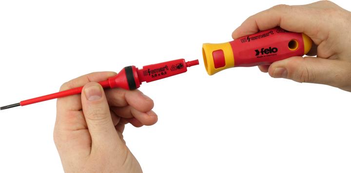 Productafbeelding Felo E-smart Industry VDE verwisselbare messen set met schakelkastsleutel, 14 stuks. (14 onderdelen)