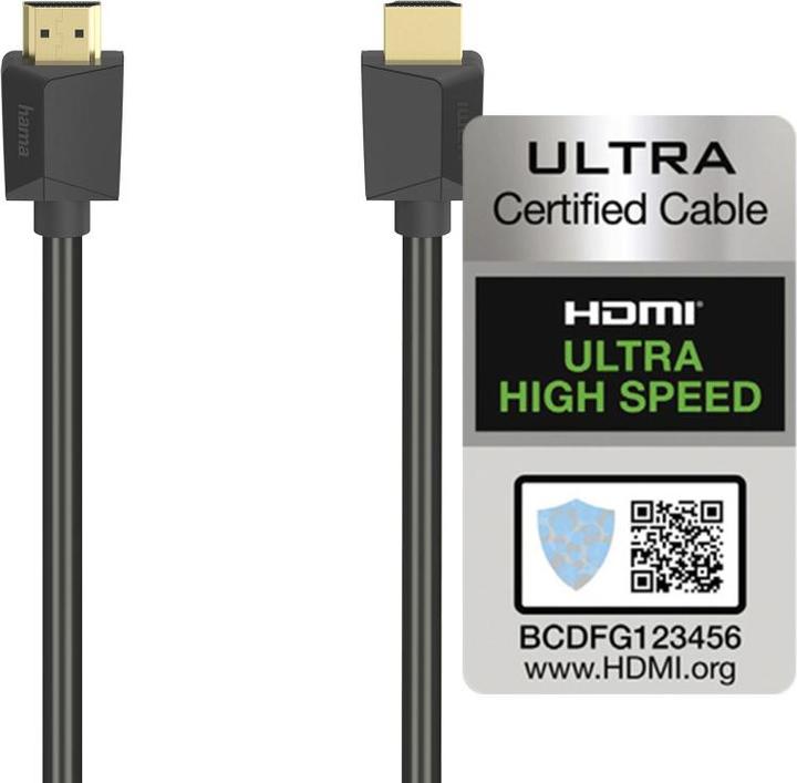 Image du produit Hama HDMI (Typ A) — HDMI (Typ A) (1 m, HDMI, 2.1b)