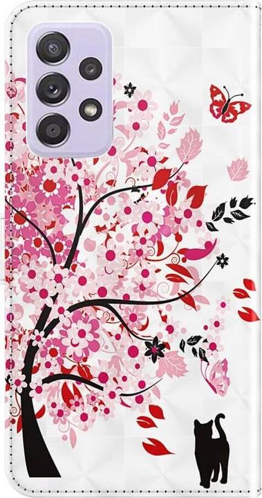 Actual product image Cover-Discount Galaxy A23 - Case glitter effect tree pink (Samsung Galaxy A23)