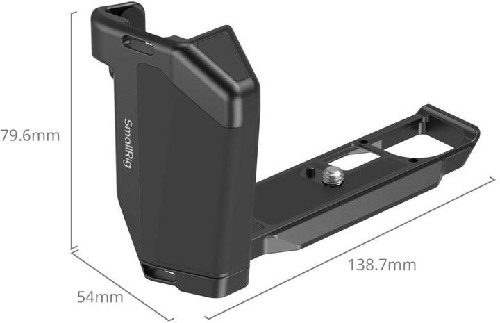 Image du produit SmallRig L-förmige Montageplatte mit Griff für Sigma BF Schwarz (Cage, Poignée)