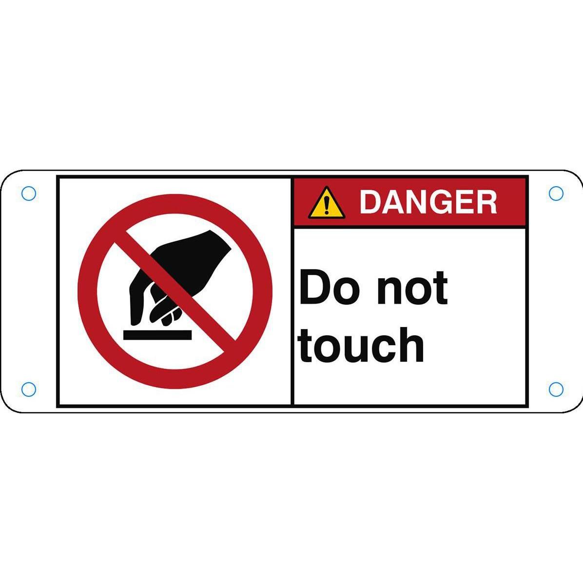 Brady, Sicherheitskennzeichnung, ISO Safety Sign - Do not touch