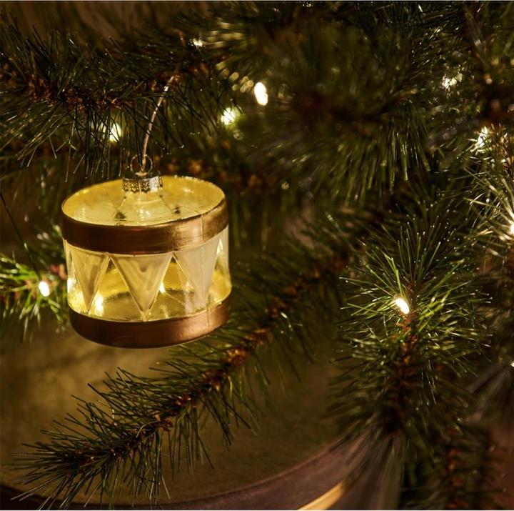 Actual product image Sirius LED tree ornament Elly drum, gold