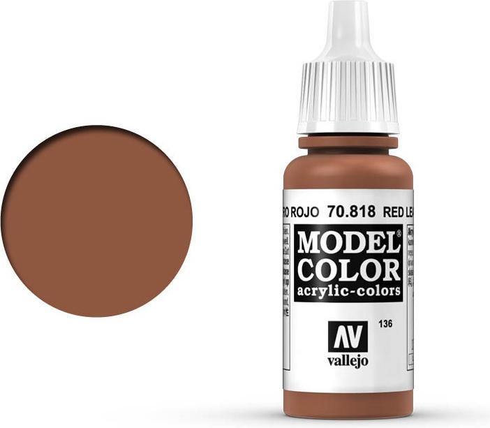 Produktbild Vallejo Model Color - Red Leather (70.818) (17 ml)