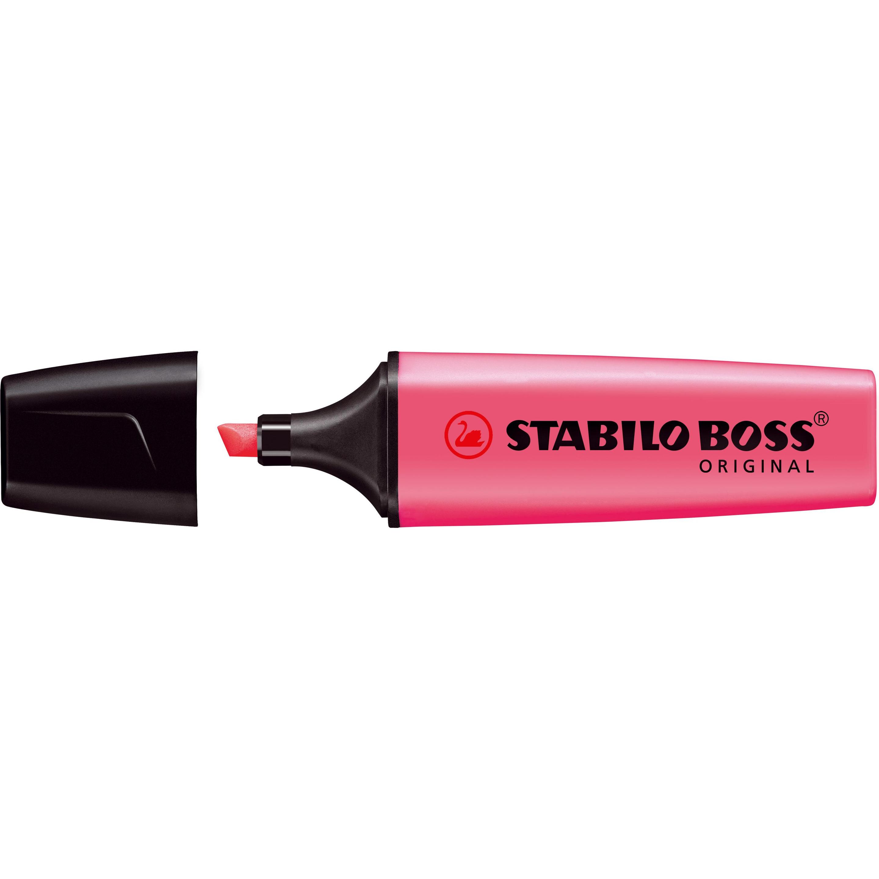 10x STABILO, Marker, BOSS ORIGINAL Textmarker (Pink, 2 mm, 1 x)