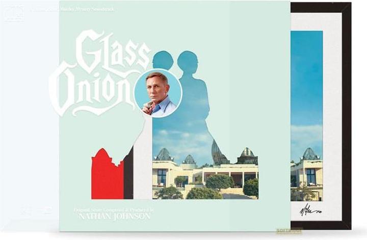 Actual product image Mondo Glass Onion: A Knives Out Mystery Original Motion Picture Soundtrack by Nathan Johnson Vinyl 2xLP (R (Nathan Johnson)