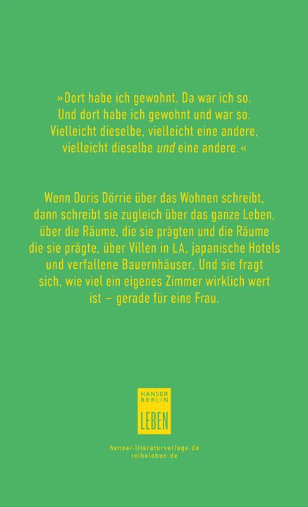 Produktbild Wohnen (Deutsch, Doris Dörrie, 2025)