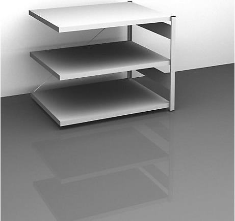 Actual product image Hofe Sideboard boltless shelving unit, light grey