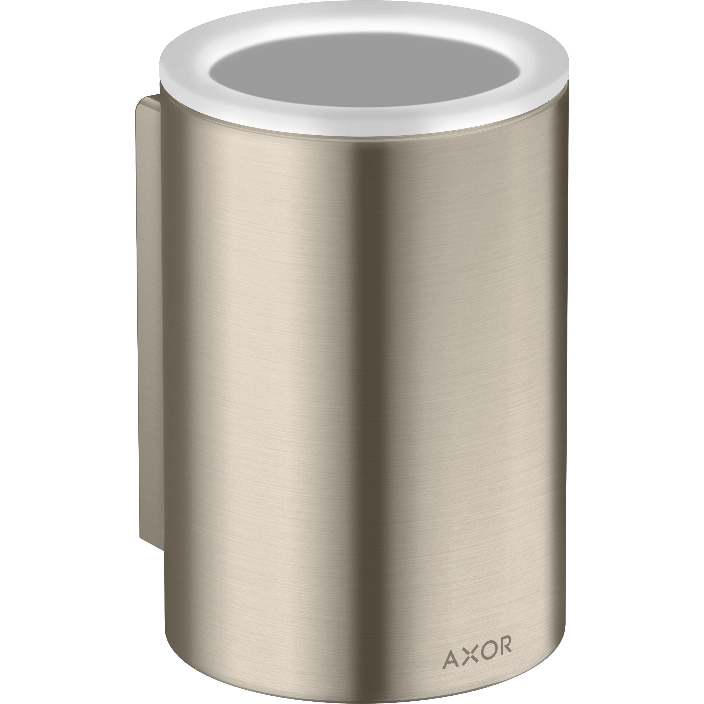 Axor, Zahnputzbecher, Zahnputzbecher Universal Circular brushed nickel