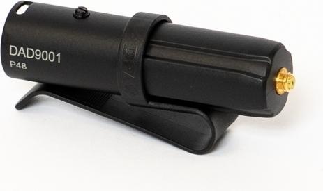 Actual product image DPA Adapter DAD9001: MicroLock to 3-pin XLR mit Gürtelclip