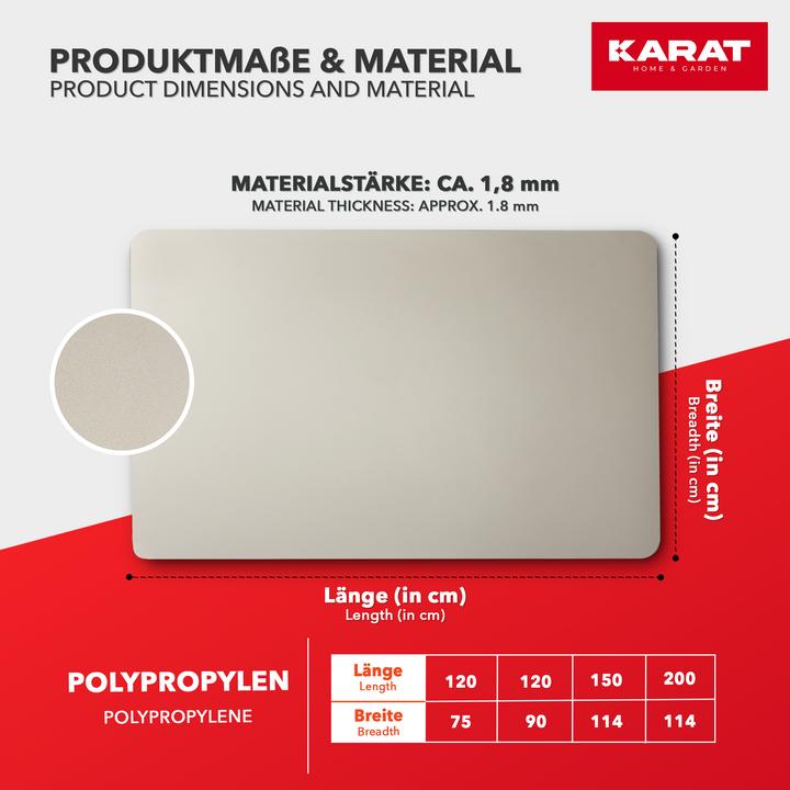 Produktbild Karat Bodenschutzmatte Color (90 x 120 cm)