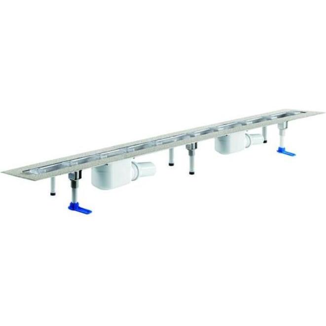 Dallmer, Duschrinne, Duschrinne CeraLine 2 Abläufe F 521842, 1200mm, DN 50 Bauhöhe 110mm (1445 mm)