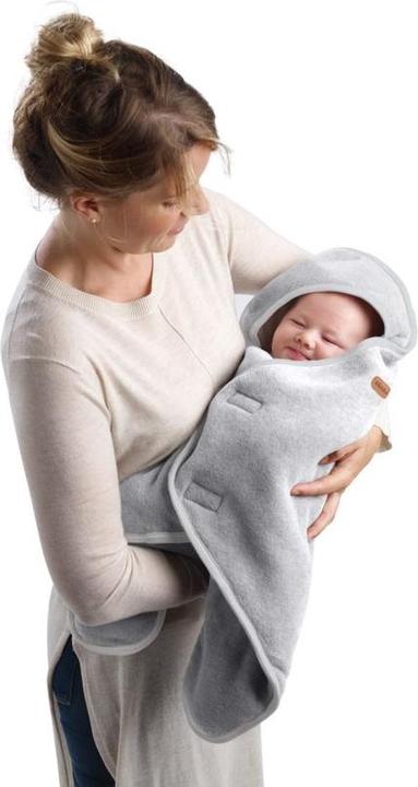 Actual product image Beaba Babynomade double fleece 0-6 M. grey/white