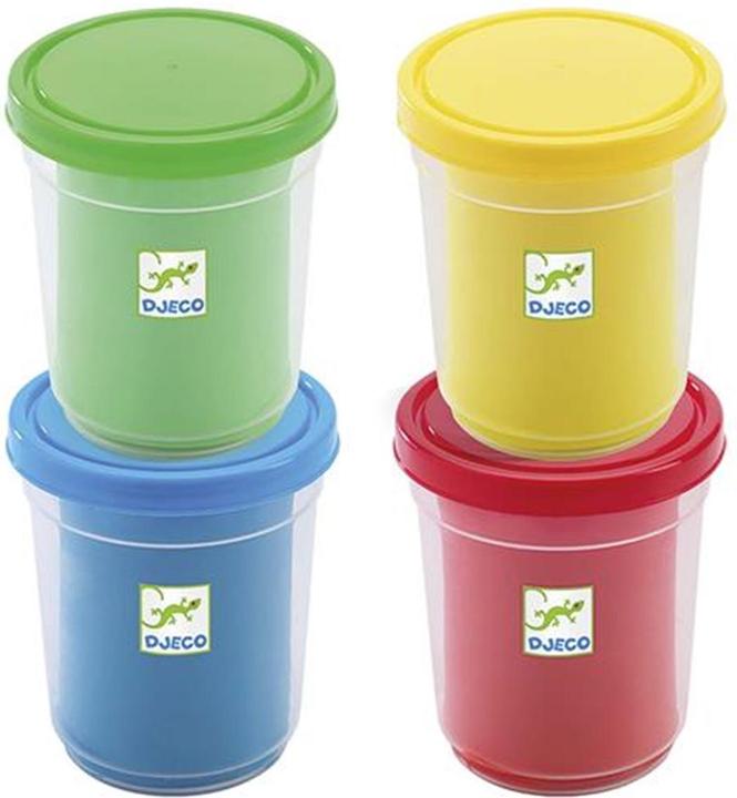 Actual product image Djeco Large kneading set (4 colours, 15 tools)